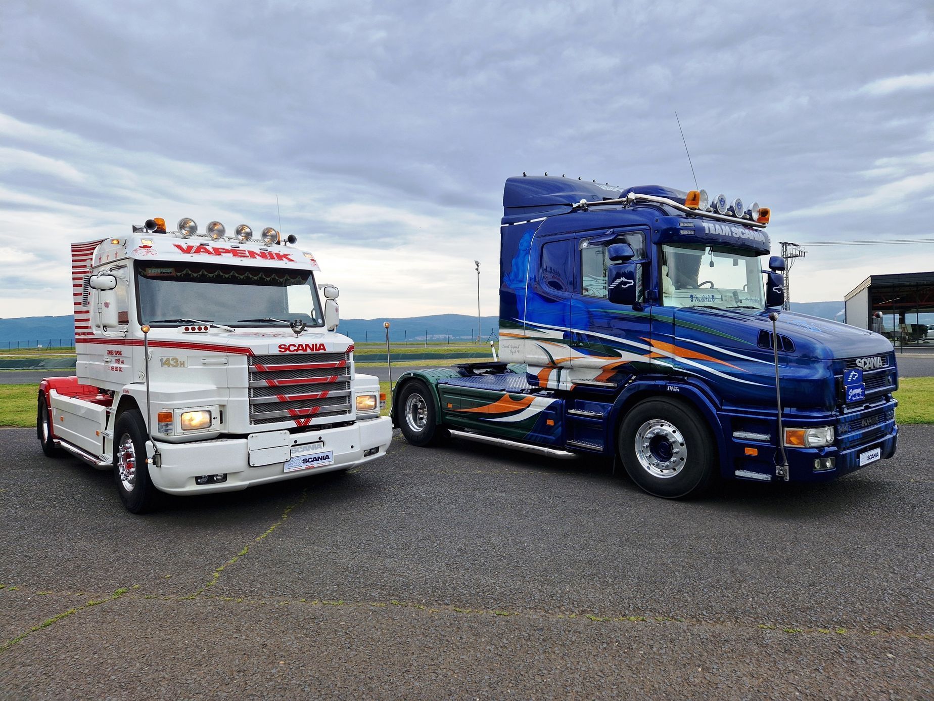 Scania 30 let v Česku polygon Most