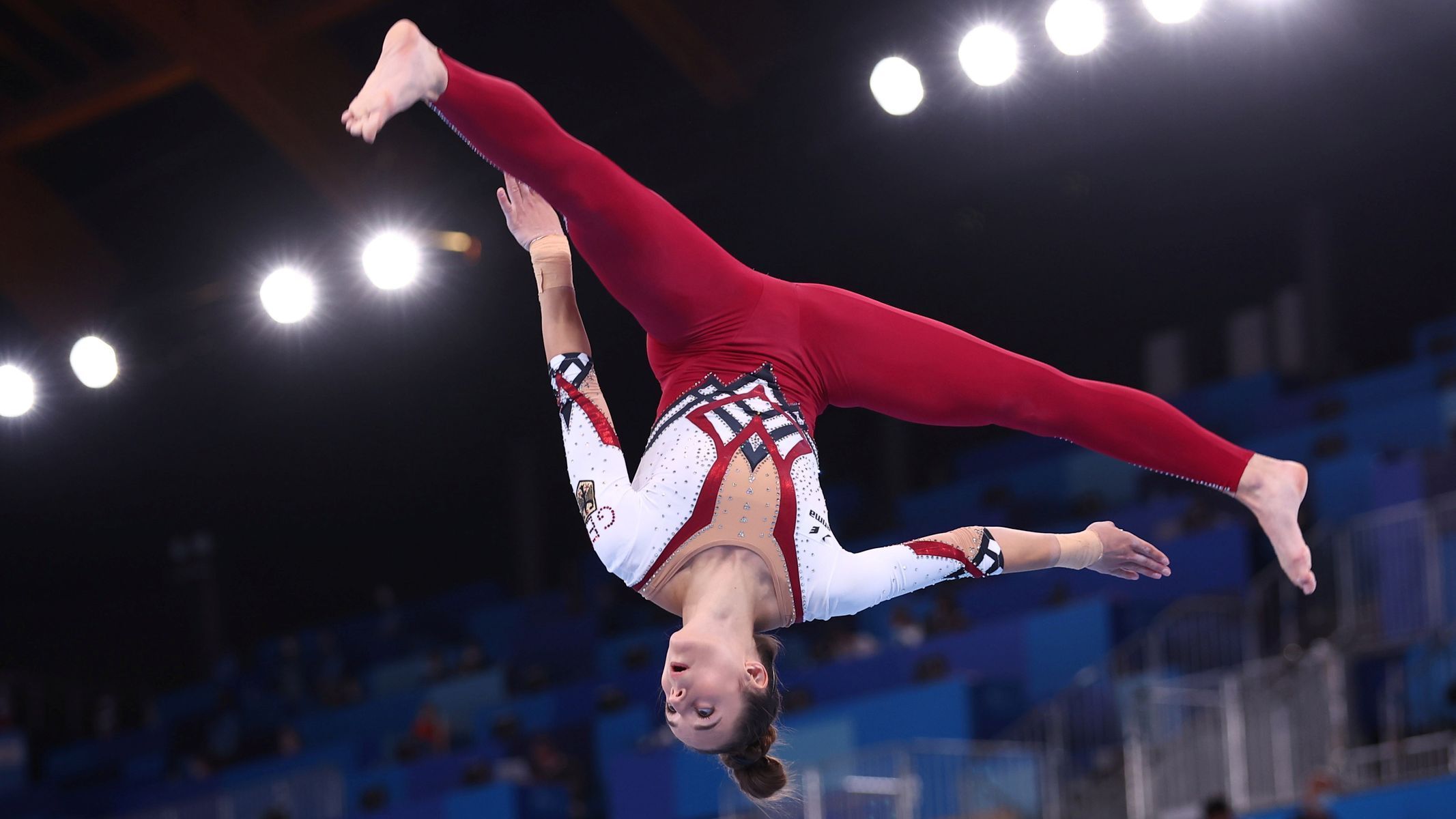 Německé gymnastky, úbor, olympijské hry Tokio 2021