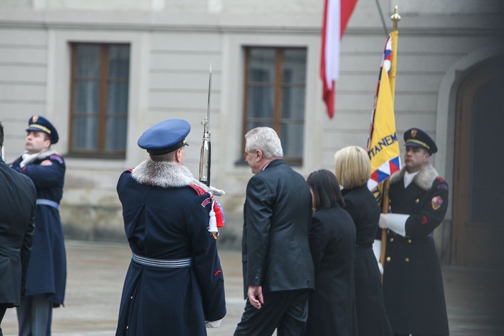 Inaugurace prezidenta Zemana na Pražském hradě