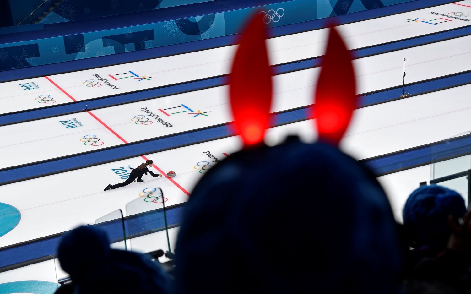 ZOH 2018: fanoušek na culingu