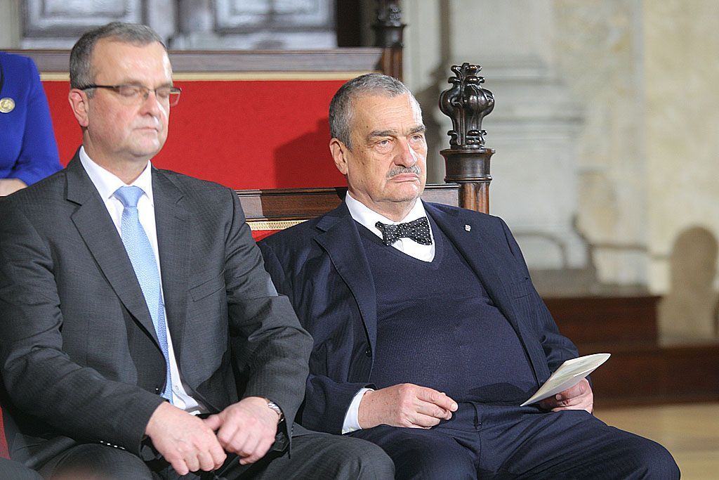 Inaugurace Miloše Zemana na Hradě
