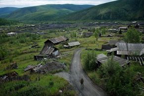 Foto: Život ve zlatém dole v Rusku