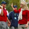 Lindsey Vonnová a Hunter Mahan na prezidentském turnaji v USA