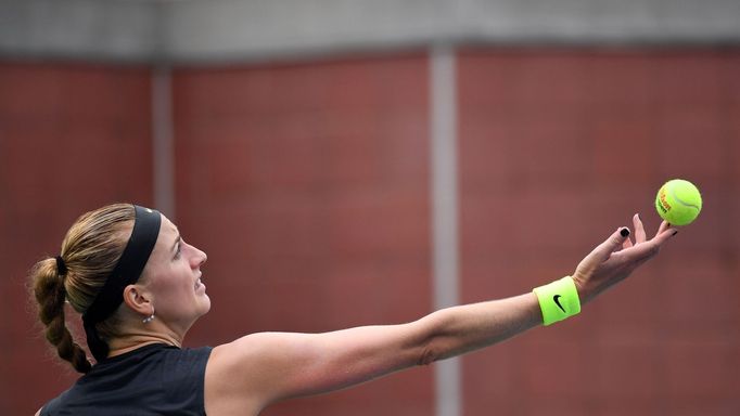 Petra Kvitová v prvním kole US Open 2019.