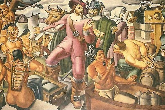 Mr. Pynchon and the Settling of Springfield by Umberto Romano