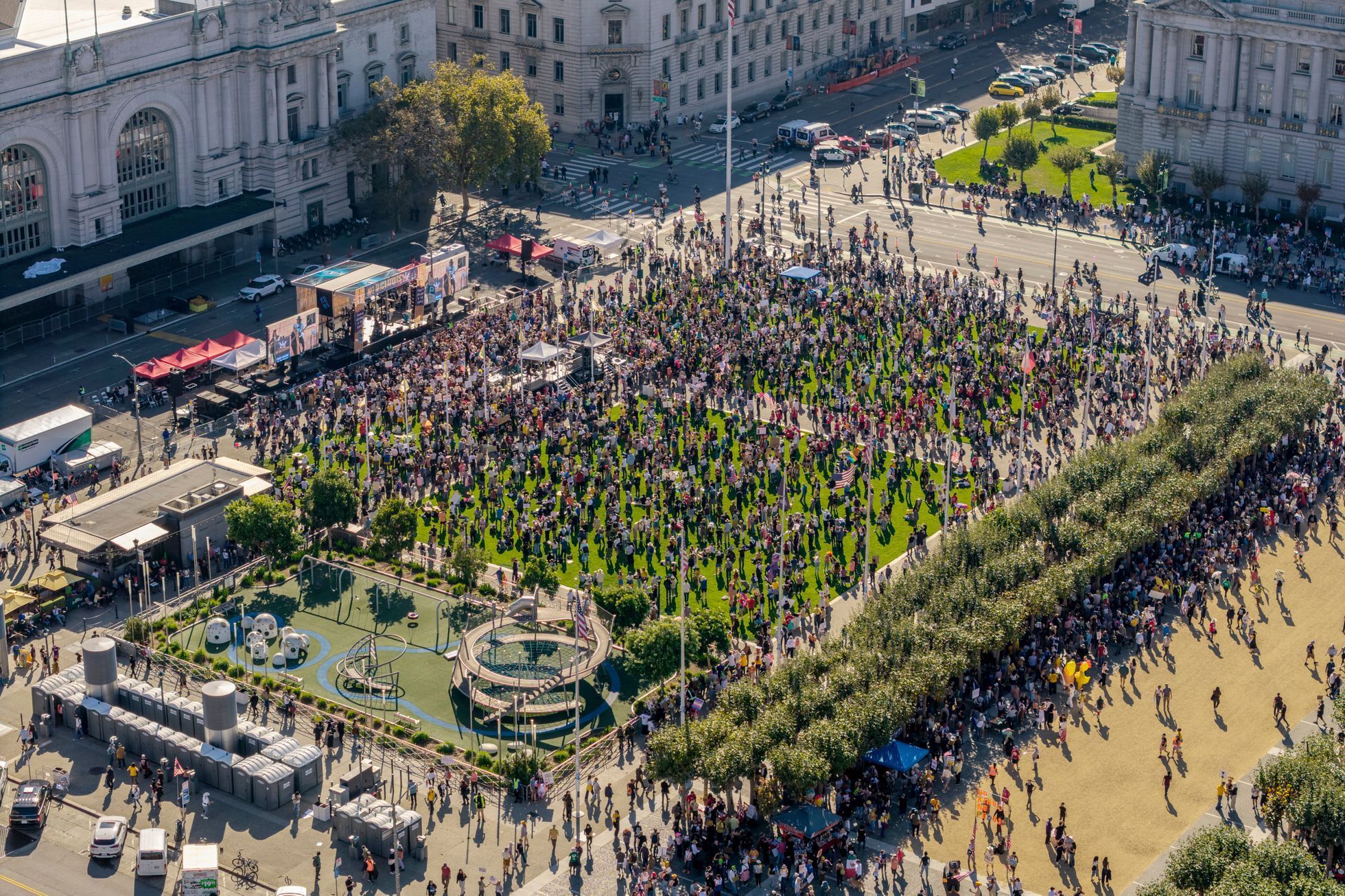 USA, Spojené státy, protest, demonstrace, Donald Trump, No Kings