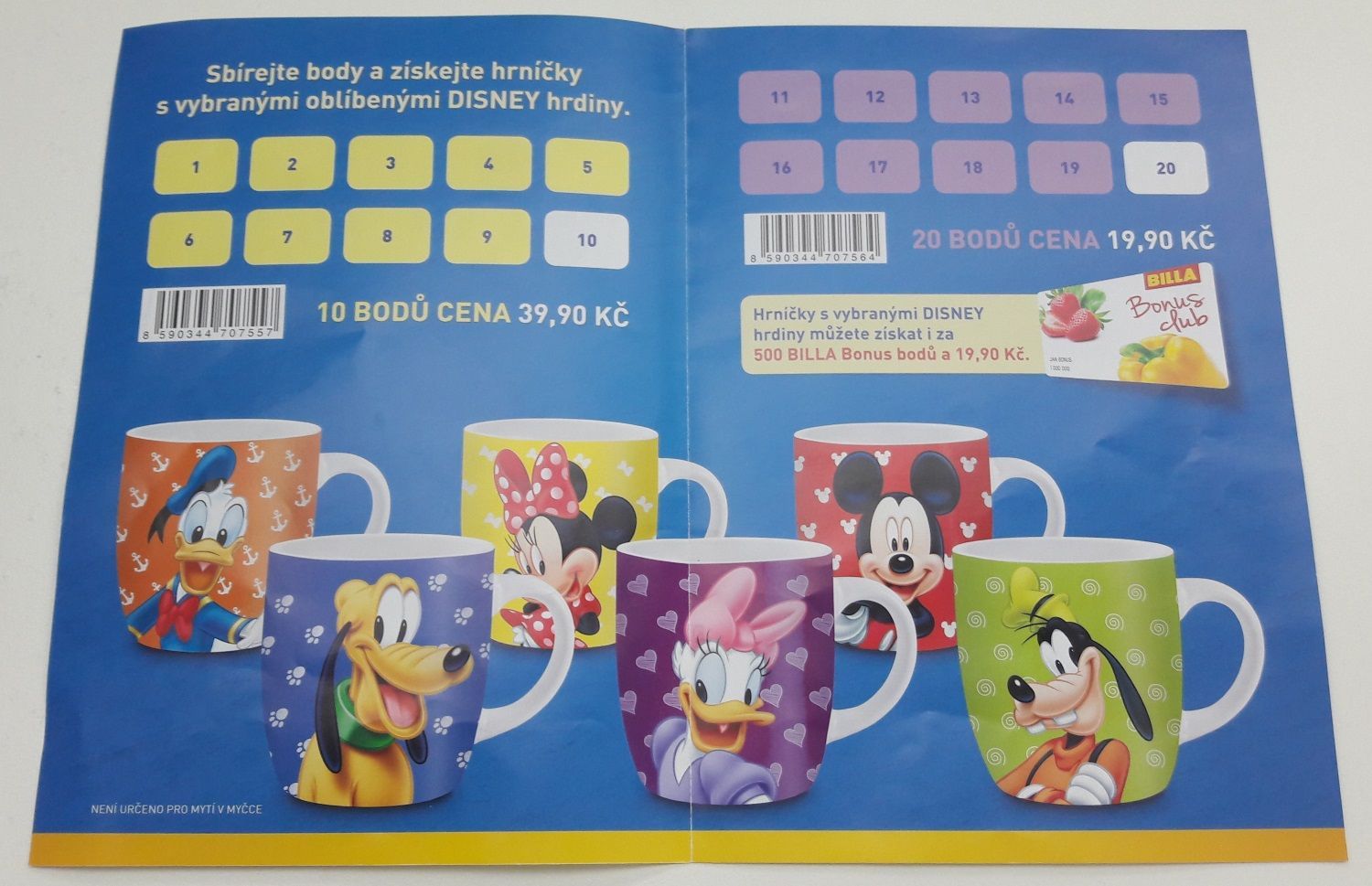 Billa Hrnek Disney Mickey a Minnie