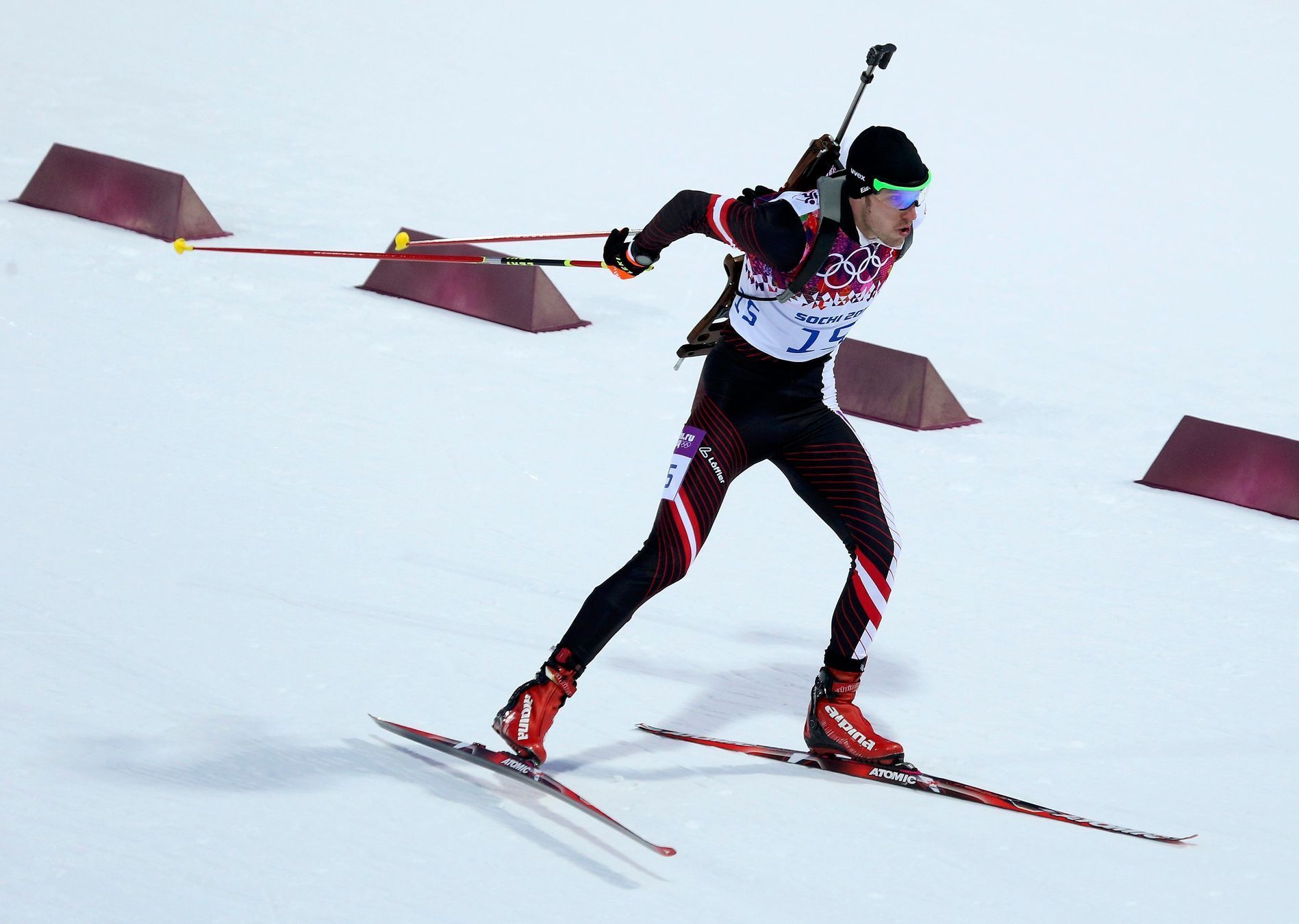 Soči 2014, biatlon 10 km: stříbrný Dominik Landertinger