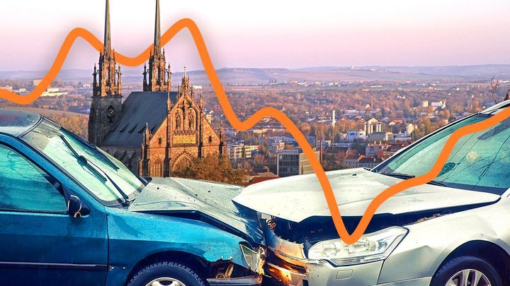 Nehodovost jako Brno. Jihomoravská metropole má nejnebezpečnější ulice v zemi