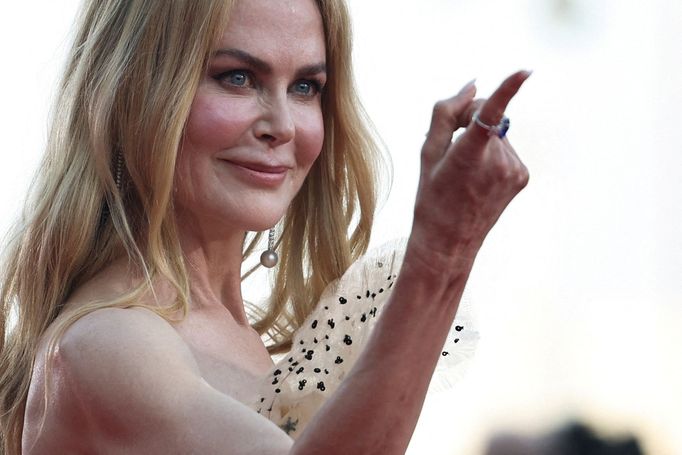 Nicole Kidman při benátské premiéře filmu Babygirl.