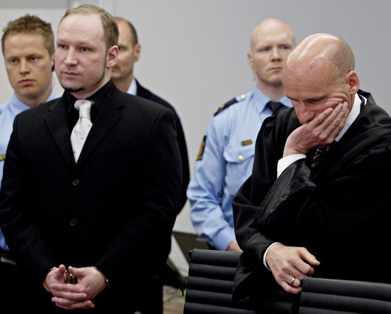 Breivik u soudu