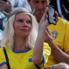 Švédští a korejští fanoušci před vzájemným utkáním na MS 2018
