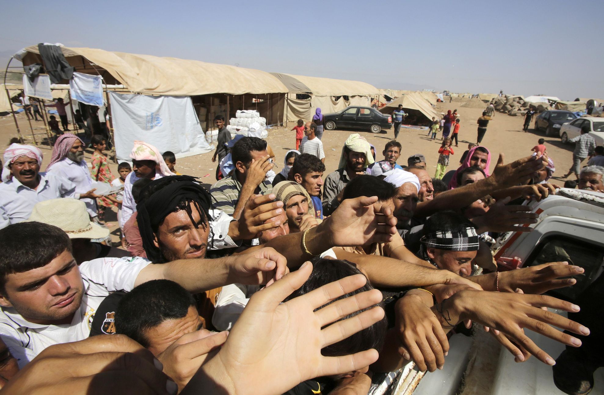 Islamisty pronásledovaní jezídové z Iráku.
