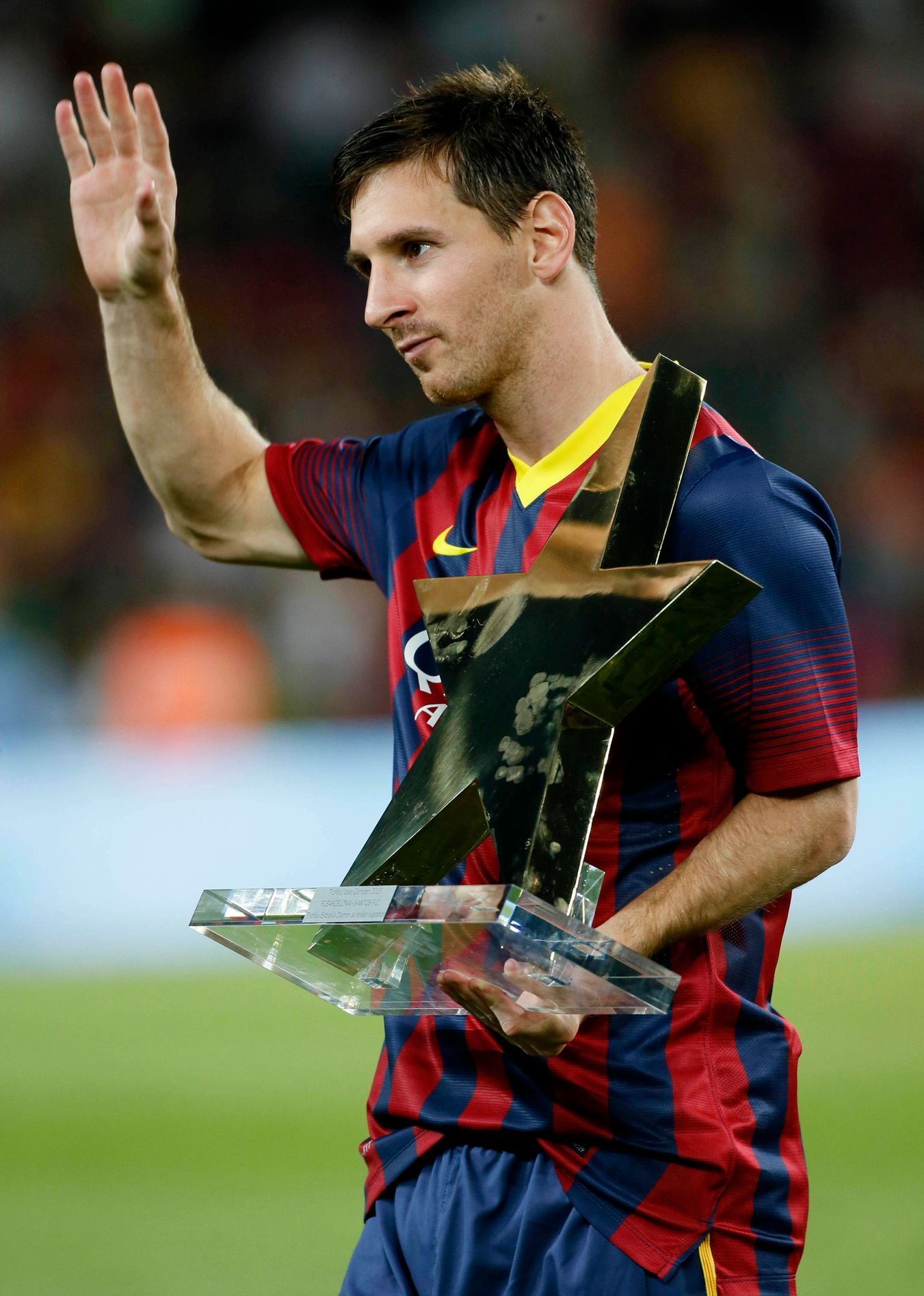 Fotbal, Barcelona - Santos: Lionel Messi