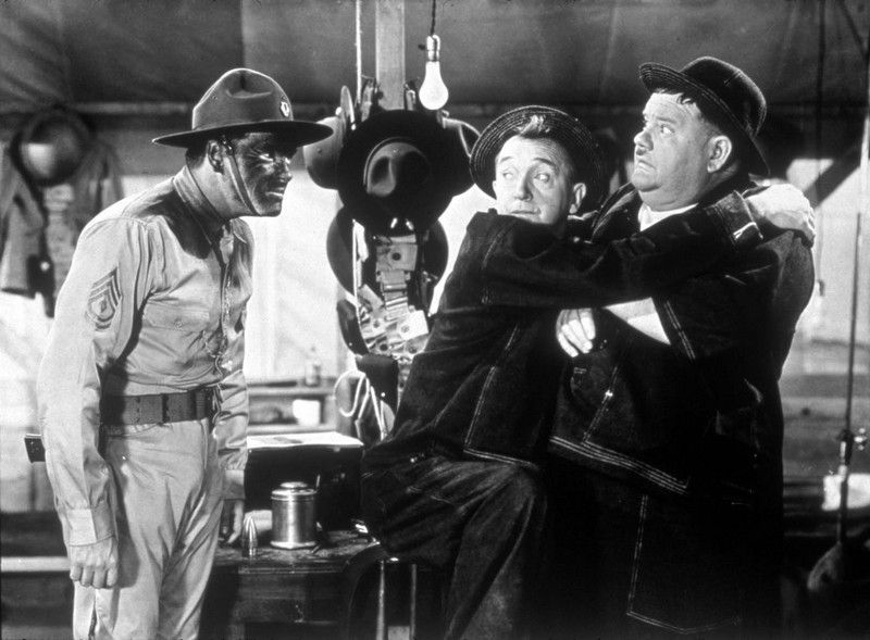 Laurel a Hardy ve filmu Kanóni