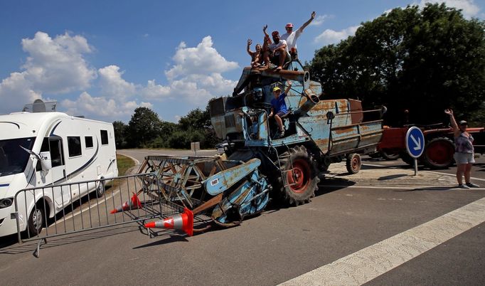 Fanoušci na Tour de France - 2. etapa