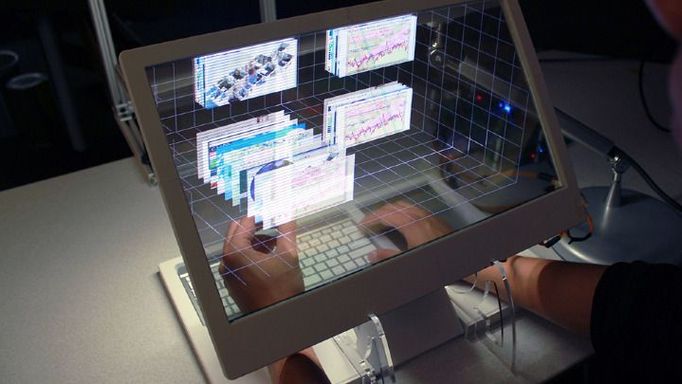 See-Through 3D Desktop