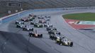 Start závodu IndyCar na Texas Motor Speedway