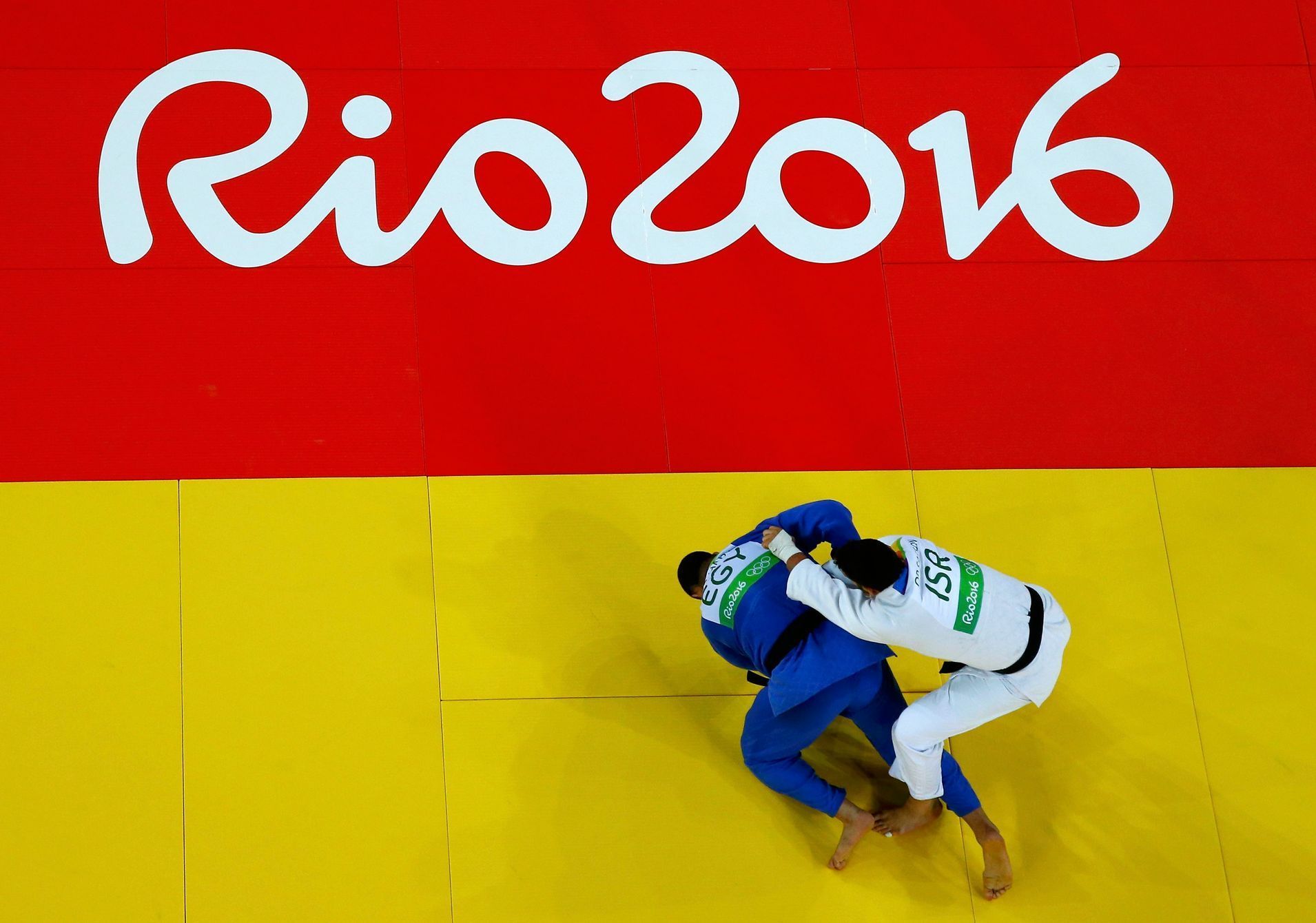 OH 216, judo nad 100 kg: Islám Šahábí (Egypt) - Or Sasson (Izrel)