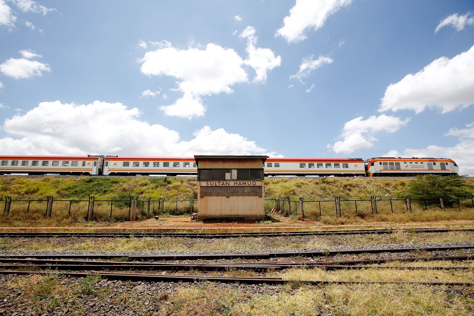 Fotogalerie / Čínská železnice v Keňi / Reuters