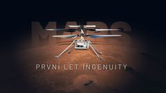 Vrtulník Ingenuity poprvé vyzkouší let na jiné planetě