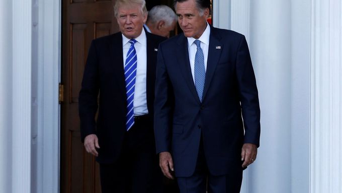 Donald Trump a Mitt Romney, 19. listopadu 2016