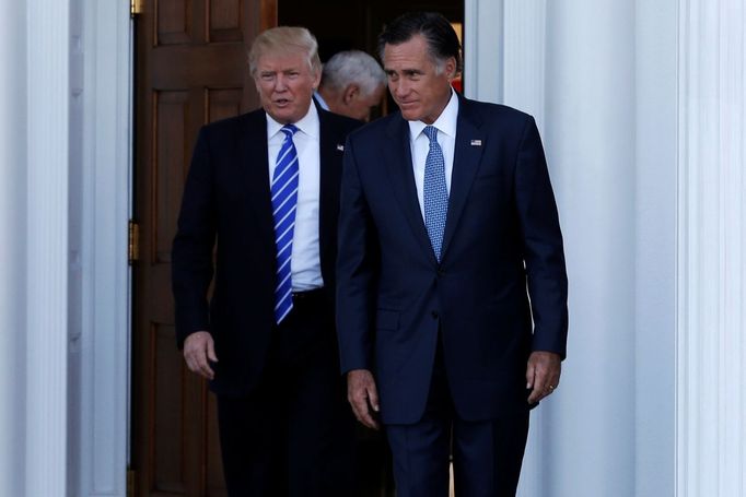 Donald Trump a Mitt Romney, 19. listopadu 2016