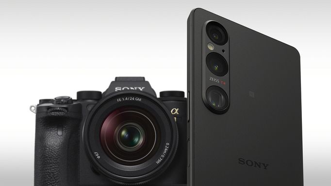 Mobilní telefon Sony Xperia 1V určený především pro fotografy, filmaře a audiofily.