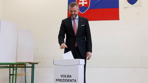 Prezidentský kandidát Peter Pellegrini odvolil v Bratislavě.