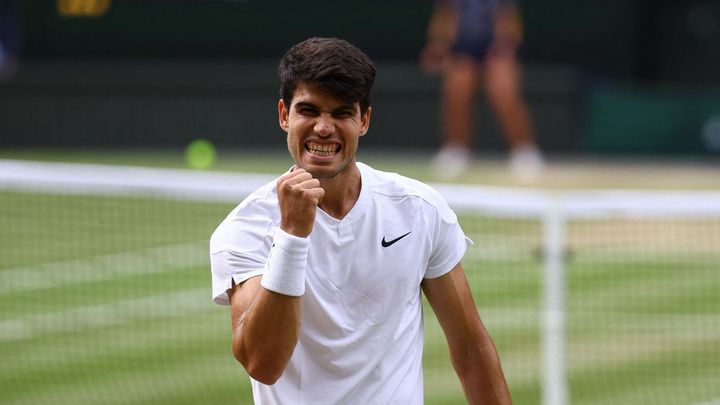 Alcaraz porazil Fritze a zahraje si ve Wimbledonu o třetí titul za sebou; Zdroj foto: Reuters