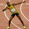 MS v atletice 2015 - neděle 23. srpna (finále běhu na 100 m - Bolt slaví)