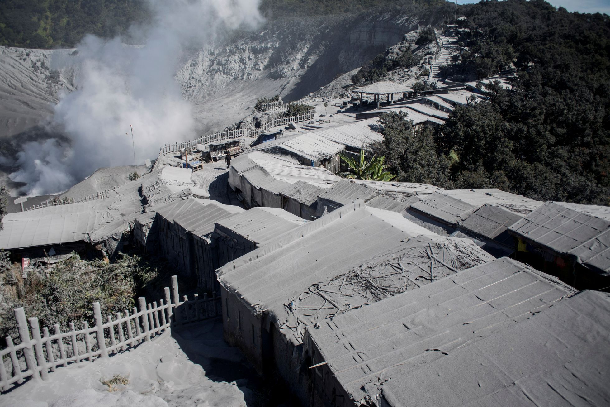 Sopečná erupce na indonéském ostrově Jáva