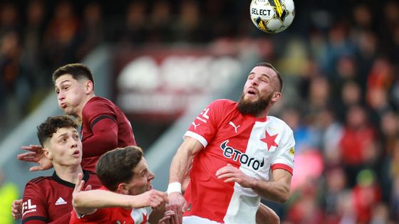 Ivan Schranz v derby Sparta - Slavia ve 27. kola Fortuna: Ligy