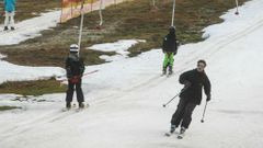 Lyžařská sezóna -obleva -skiareál