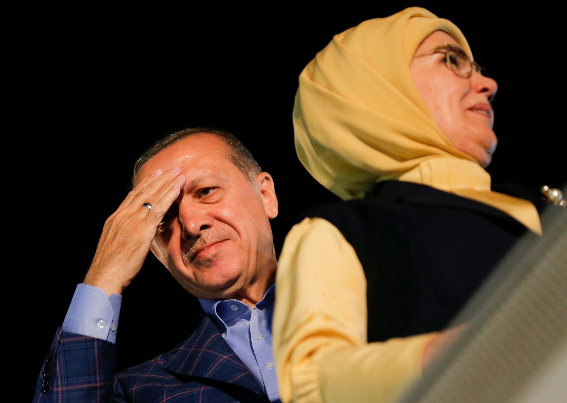 Erdogan s manželkou Emine