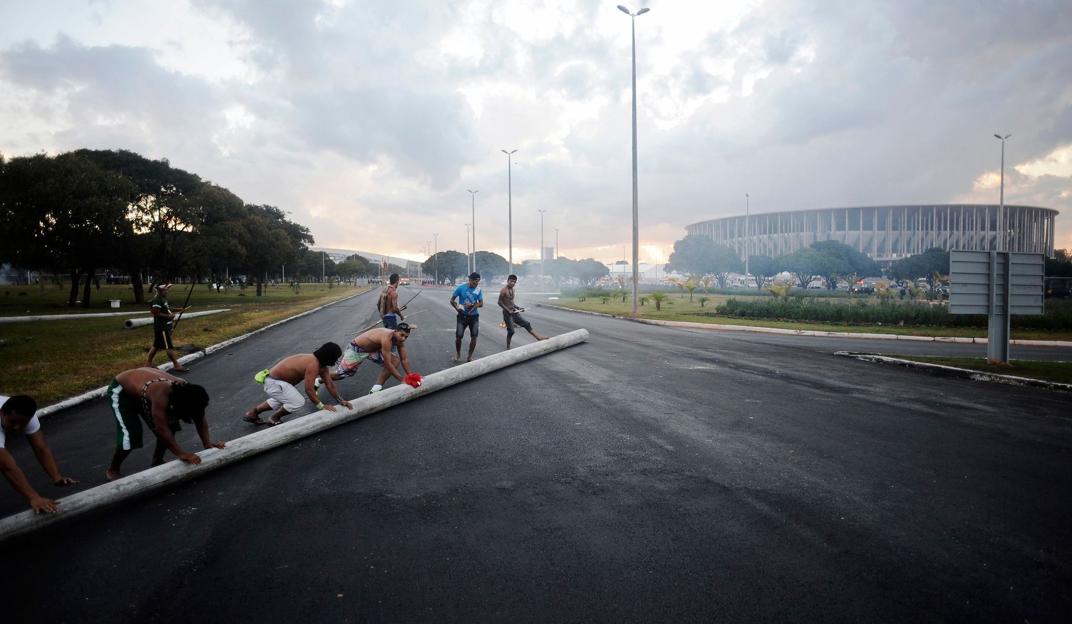 Brazílie - demonstrace proti MS ve fotbale