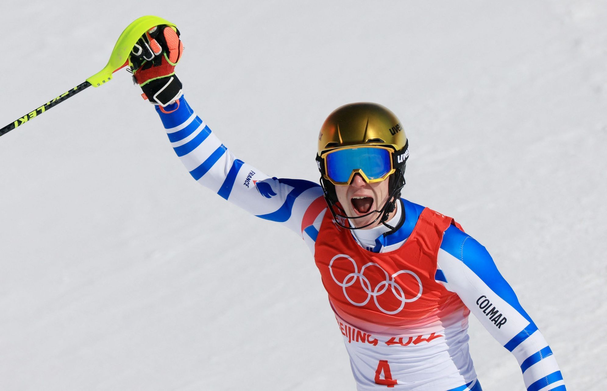 Vítěz olympijského slalomu Clement Noel