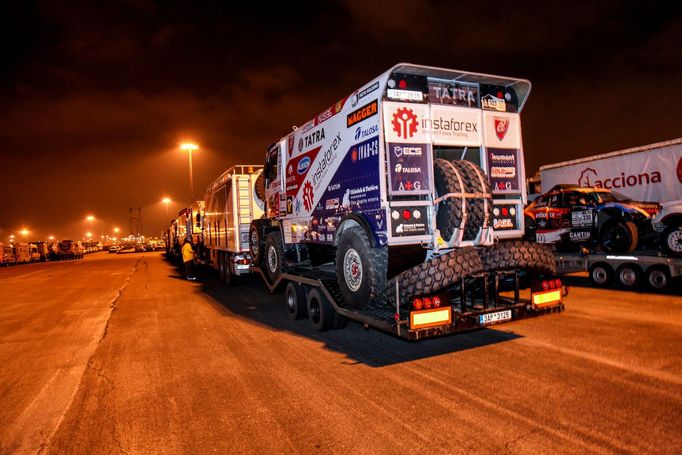 Rallye Dakar 2017, odjez z Le Havre: Aleš Loprais, Tatra