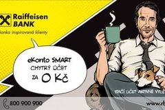 Srovnání účtů zdarma vévodí Raiffeisenbank