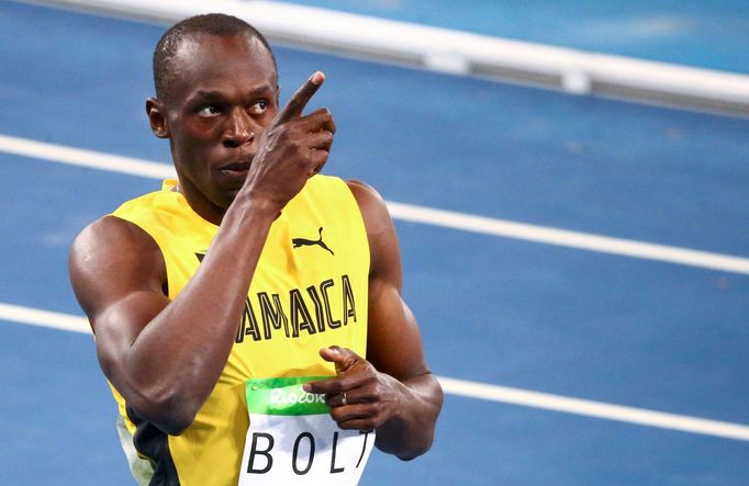 OH Rio 2016: Semifinále sprintu na 100 metrů: Usain Bolt