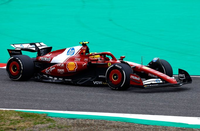 Lewis Hamilton, Ferrari během VC Japonska F1 2025