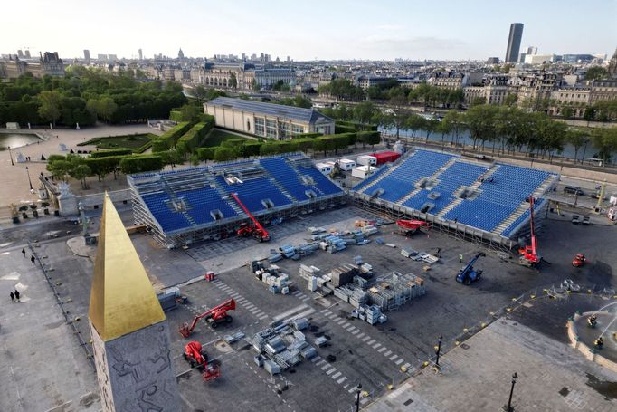 Paříž před olympiádou z dronu: Parc Urbain La Concorde