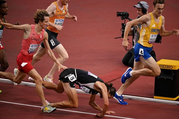 Novozélanďan Geordie Beamish na MS 2025 v atletice