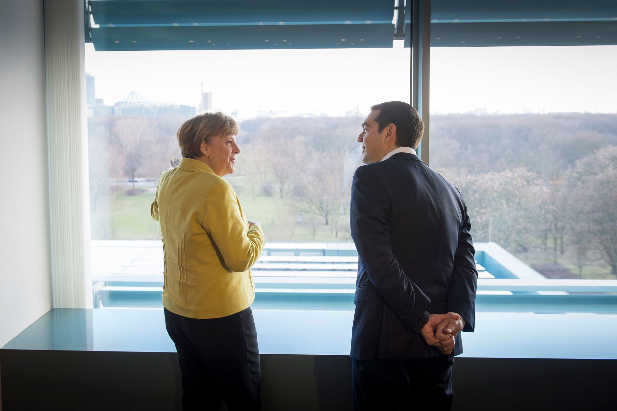 Angela Merkelová a Alexis Tsipras.