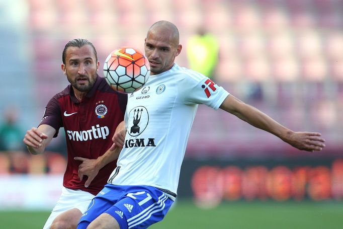 SL, Sparta-Olomouc: Petr Jiráček - Michal Vepřek