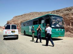 Útok na izraelský linkový autobus (ilustrační foto)