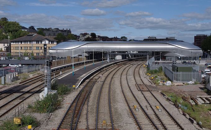 Newport Station ve Walesu.