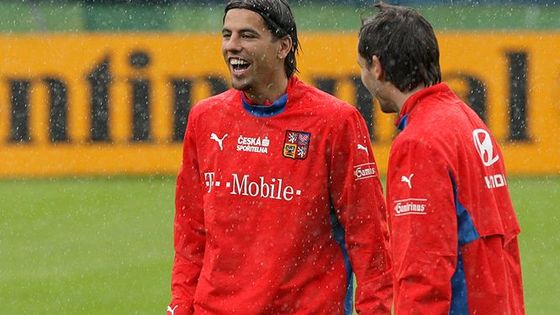Euro 2008 - Radostný trénink Čechů