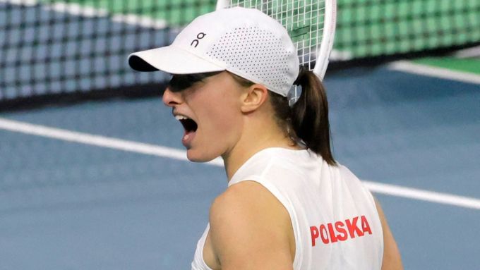 Iga Šwiateková v Billie Jean King Cupu