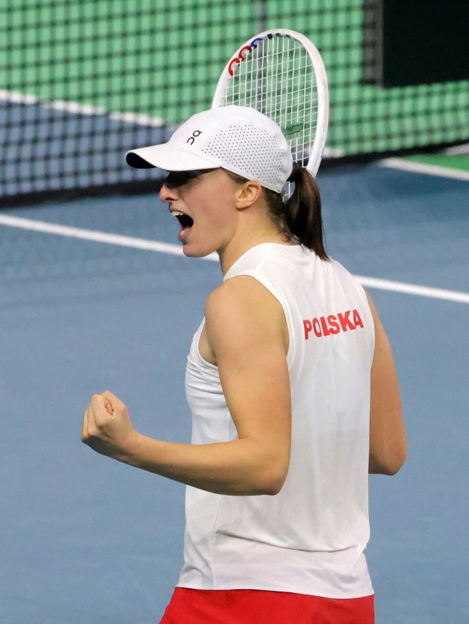 Iga Šwiateková v Billie Jean King Cupu